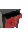 Chevet chinois Macao rouge et noir Chevet chinois Macao rouge et noir