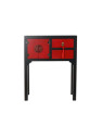 Console Chinoise Macao rouge et noire