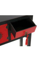 Console Chinoise Macao rouge et noire