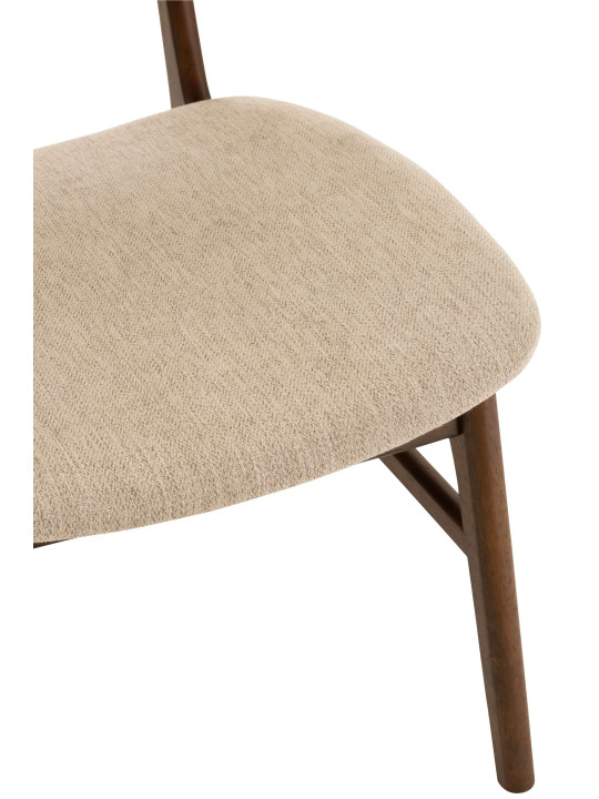 Chaise Ken Vintage Bois Hevea Brun/Beige Chaise Ken Vintage Bois Hevea Brun/Beige