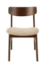 Chaise Ken Vintage Bois Hevea Brun/Beige H78 cm Chaise Ken Vintage Bois Hevea Brun/Beige H78 cm