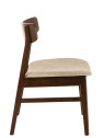 Chaise Ken Vintage Bois Hevea Brun/Beige H78 cm Chaise Ken Vintage Bois Hevea Brun/Beige H78 cm