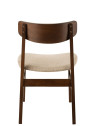 Chaise Ken Vintage Bois Hevea Brun/Beige H78 cm Chaise Ken Vintage Bois Hevea Brun/Beige H78 cm