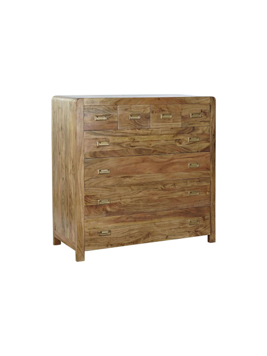 Commode bois d'acacia naturel 8 tiroirs Commode bois d'acacia naturel 8 tiroirs