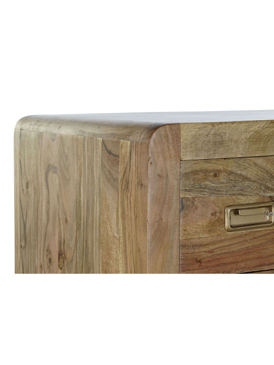 Commode bois d'acacia naturel 8 tiroirs Commode bois d'acacia naturel 8 tiroirs