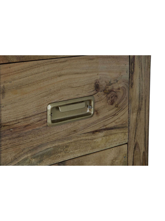 Commode bois d'acacia naturel 8 tiroirs Commode bois d'acacia naturel 8 tiroirs