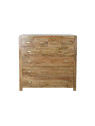 Commode bois d'acacia naturel 8 tiroirs Commode bois d'acacia naturel 8 tiroirs