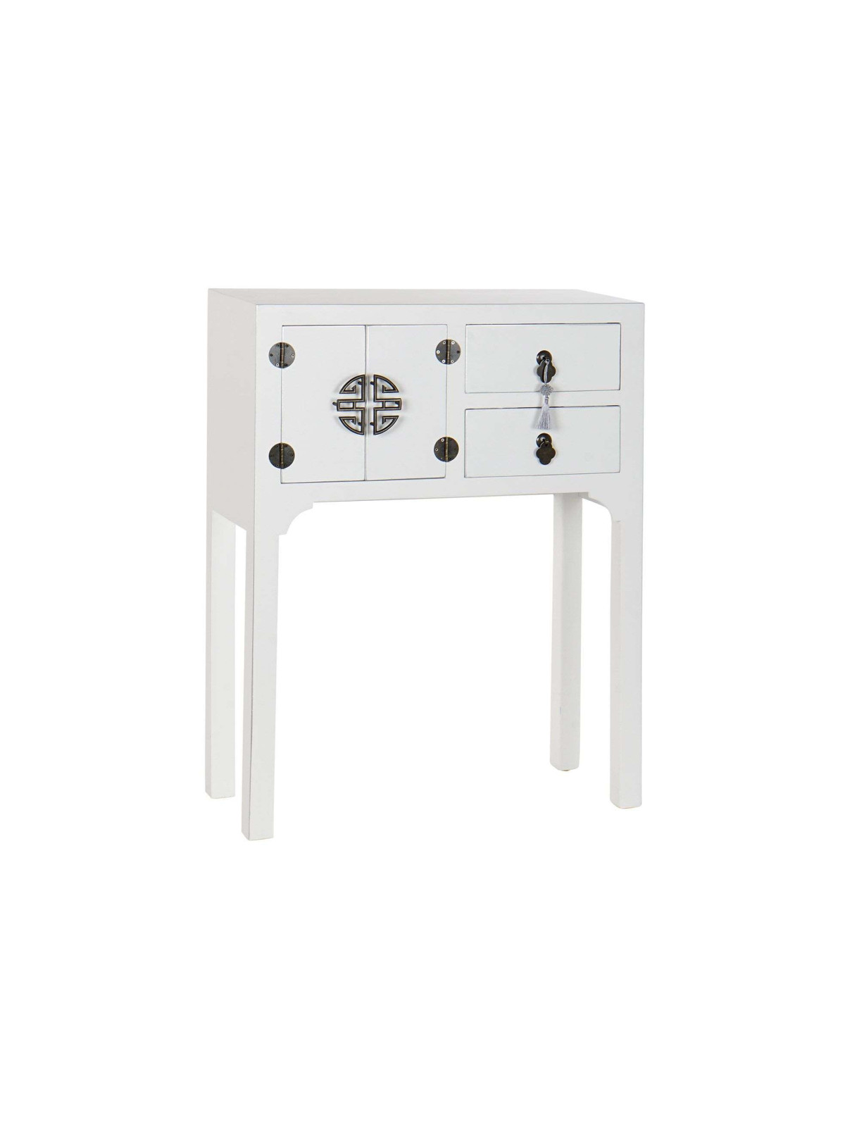 Console Chinoise Macao Blanche