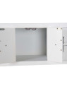 Console Chinoise Macao Galbée 8 tiroirs 2 portes Blanche Console Chinoise Macao Galbée 8 tiroirs 2 portes Blanche