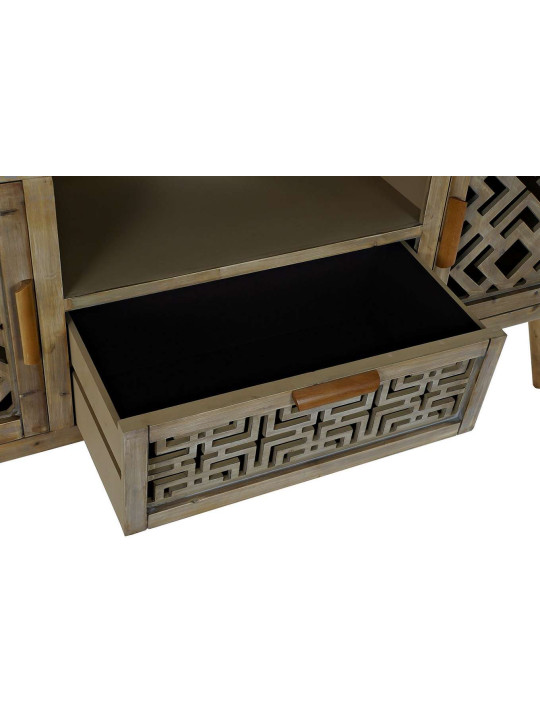 Meuble TV Pin 140*38*68 taillé naturel Meuble TV Pin 140*38*68 taillé naturel