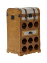 Porte Bouteilles peuplier Toile 41X36X71 Porte Bouteilles peuplier Toile 41X36X71