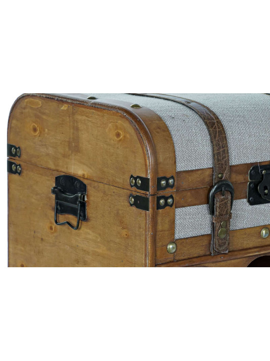 Porte Bouteilles peuplier Toile 41X36X71 Porte Bouteilles peuplier Toile 41X36X71