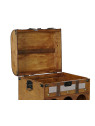 Porte Bouteilles peuplier Toile 41X36X71 Porte Bouteilles peuplier Toile 41X36X71