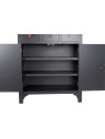 Armoire chinoise basse MACAO Noire Armoire chinoise basse MACAO Noire