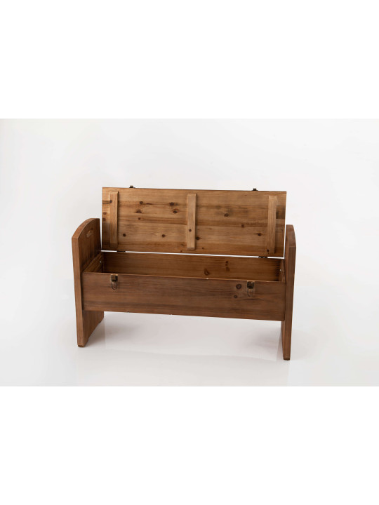 Banc coffre en bois
