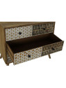 Commode en bois MAYA en bois impression ethniques Commode en bois MAYA en bois impression ethniques