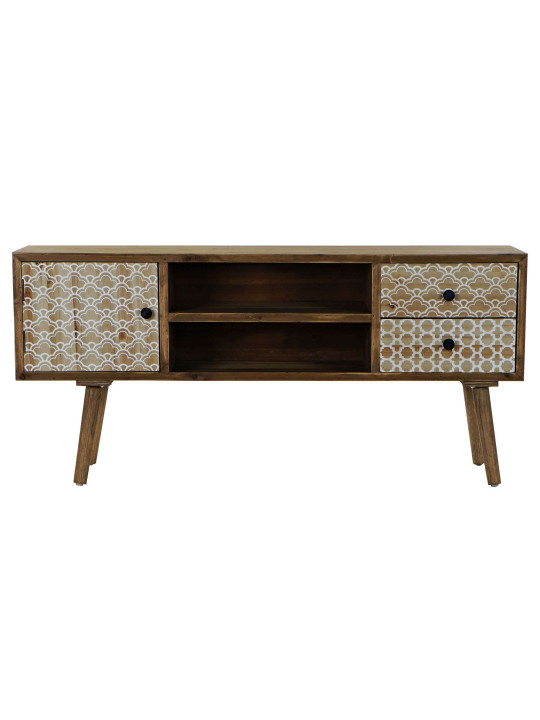 Meuble TV en bois MAYA en bois impression ethniques Meuble TV en bois MAYA en bois impression ethniques