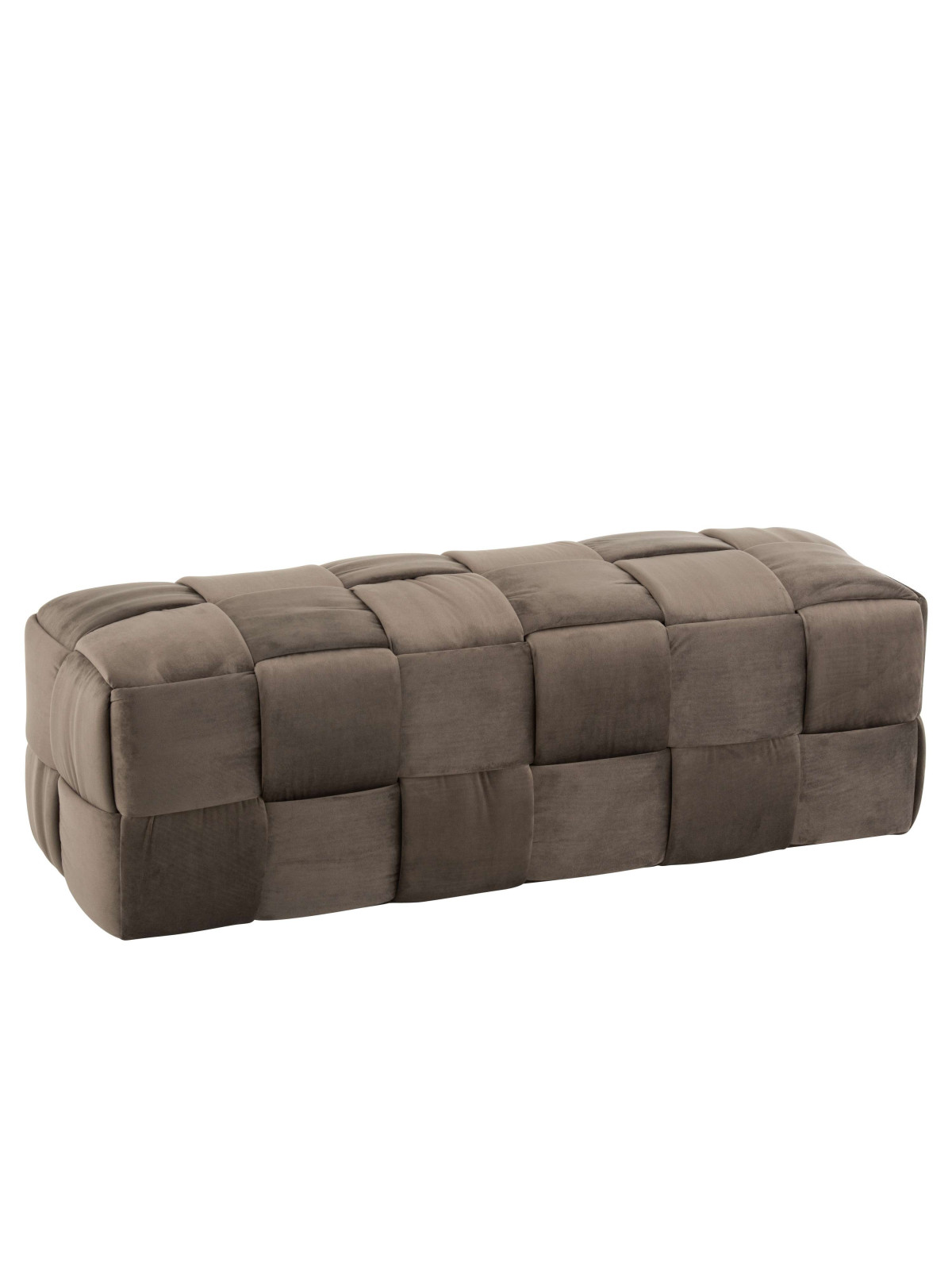 Banquette Design Taupe Bois/Textile