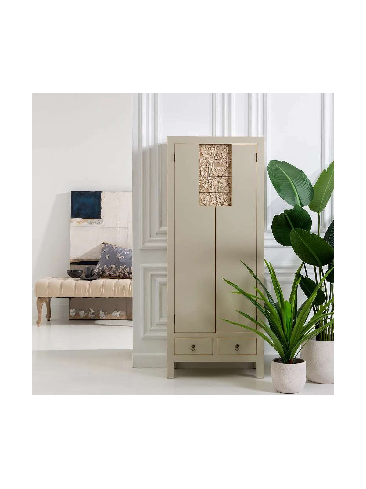 Armoire Bilbao taupe