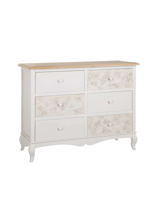 Commode Victoria 6 tiroirs en bois de camphrier Commode Victoria 6 tiroirs en bois de camphrier
