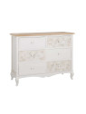 Commode Victoria 6 tiroirs en bois de camphrier Commode Victoria 6 tiroirs en bois de camphrier