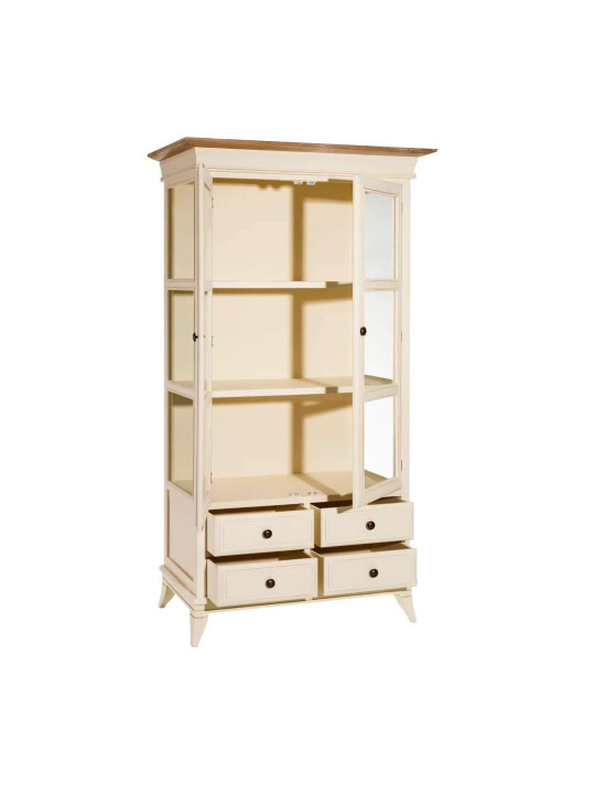 Armoire vitrée Alméria en bois de pin Armoire vitrée Alméria en bois de pin