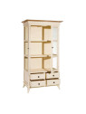 Armoire vitrée Alméria en bois de pin Armoire vitrée Alméria en bois de pin