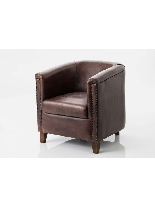 Fauteuil cuir de buffle