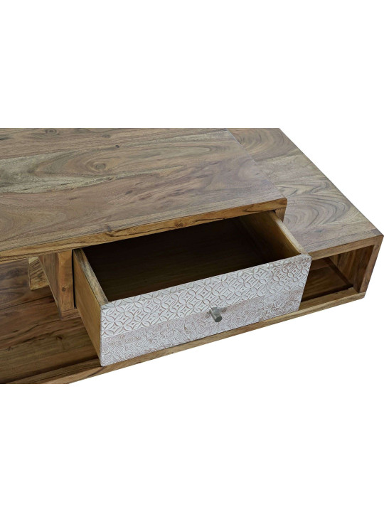 Table basse en bois d'acacia Inkal Table basse en bois d'acacia Inkal