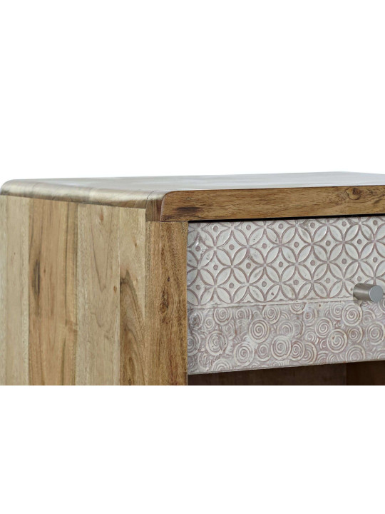 Chevet en bois d'acacia Inkal Chevet en bois d'acacia Inkal