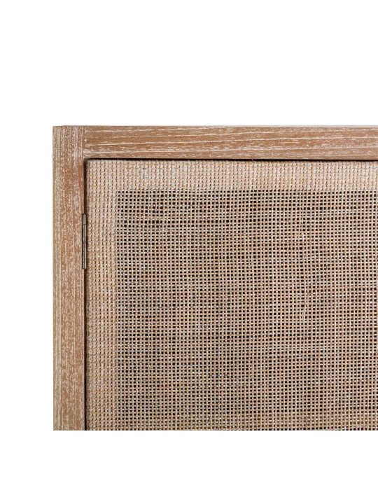 Armoire Neyra en bois de mindi blanchi Armoire Neyra en bois de mindi blanchi
