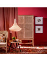 Armoire Neyra en bois de mindi blanchi Armoire Neyra en bois de mindi blanchi
