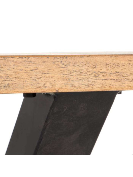 Table de salle à manger rectangulaire en bois de manguier Table de salle à manger rectangulaire en bois de manguier