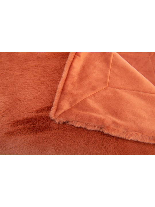 Plaid Luxe couleur terracotta Amadeus