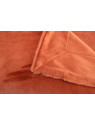 Plaid Luxe couleur terracotta Amadeus