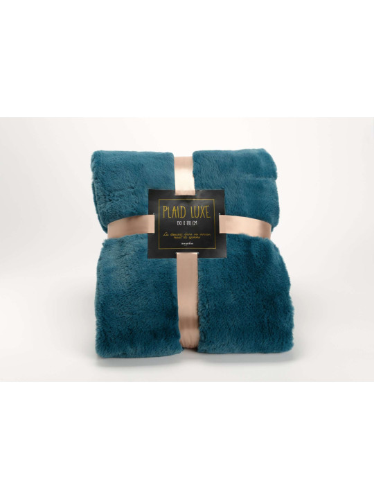 Plaid Luxe couleur émeraude Amadeus