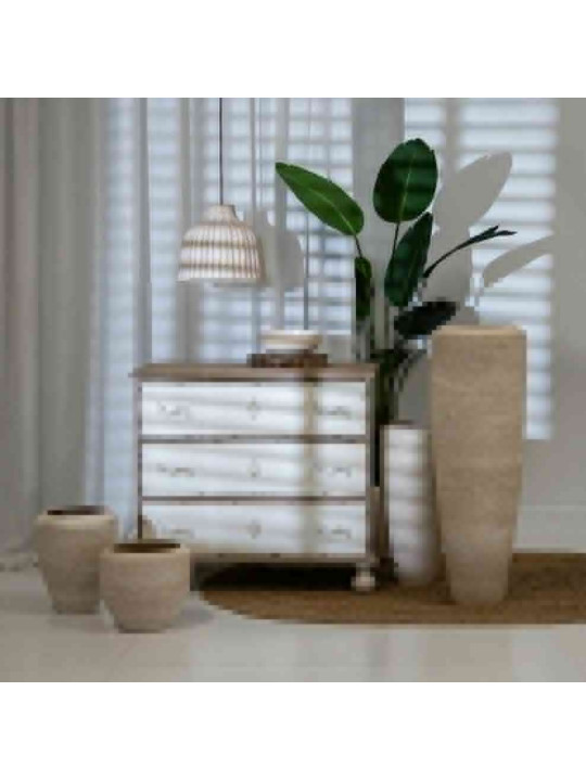 Commode Turin en bois patiné