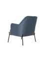 Fauteuil capitonné bleu Fauteuil capitonné bleu