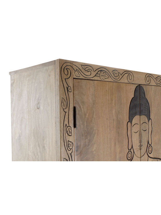 Armoire bois métal Bouddha Armoire bois métal Bouddha