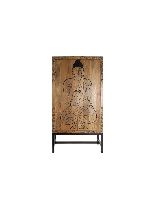 Armoire bois métal Bouddha Armoire bois métal Bouddha