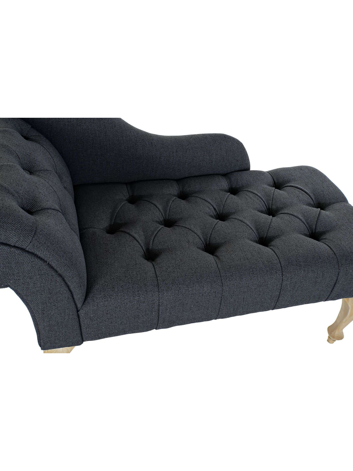 Méridienne baroque capitonnée