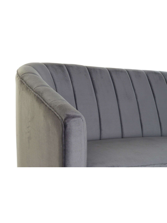 Canapé velours gris Canapé velours gris