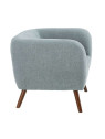 Fauteuil scandinave bleu Fauteuil scandinave bleu