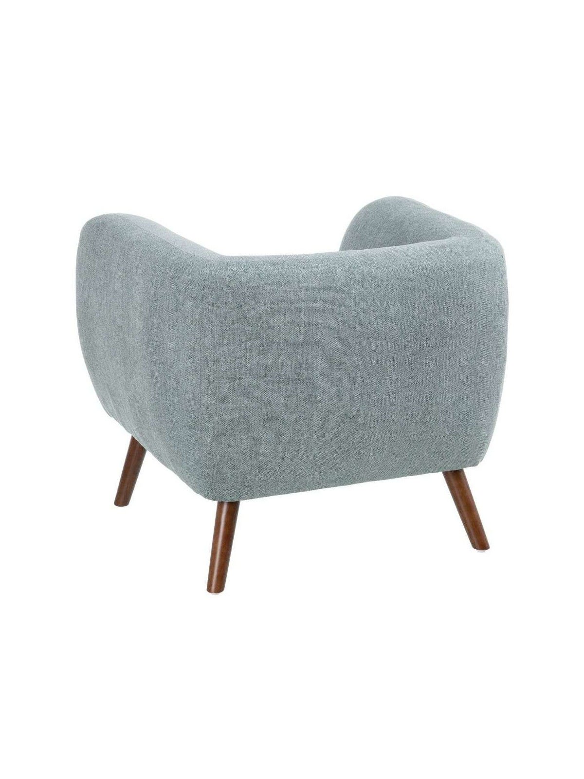 Fauteuil scandinave bleu