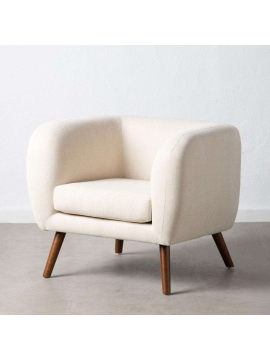 Fauteuil scandinave crème Fauteuil scandinave crème