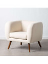 Fauteuil scandinave crème Fauteuil scandinave crème