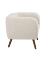 Fauteuil scandinave crème Fauteuil scandinave crème