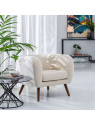 Fauteuil scandinave crème Fauteuil scandinave crème