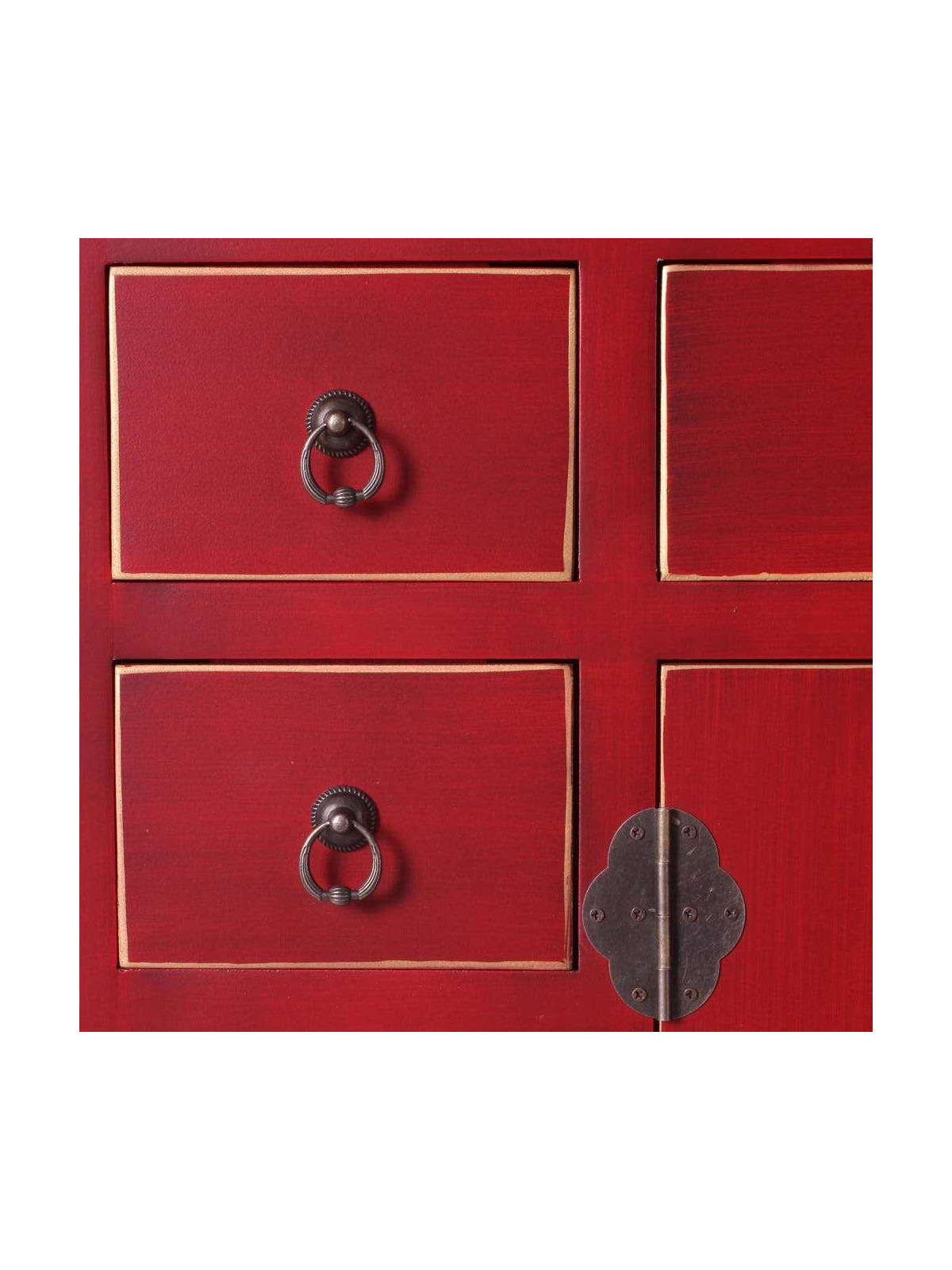 Petit buffet  chinois rouge