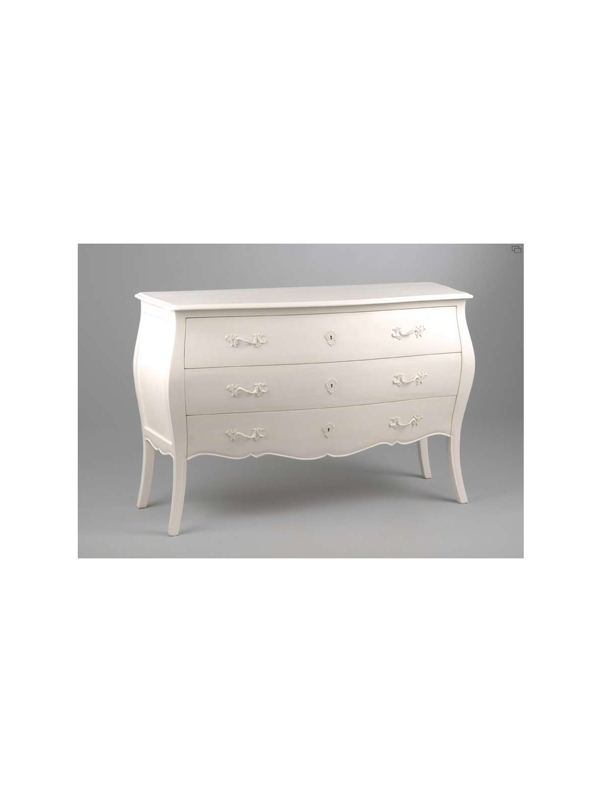 Commode Amadeus 3 tiroirs 120 cm
